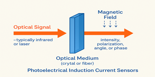 Working Principle of Photoelectrical Induction Current Sensors