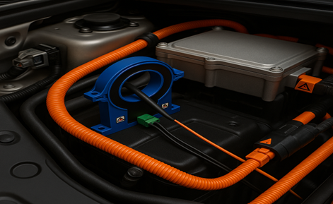 Application of Current Sensors, for example, in a car environment